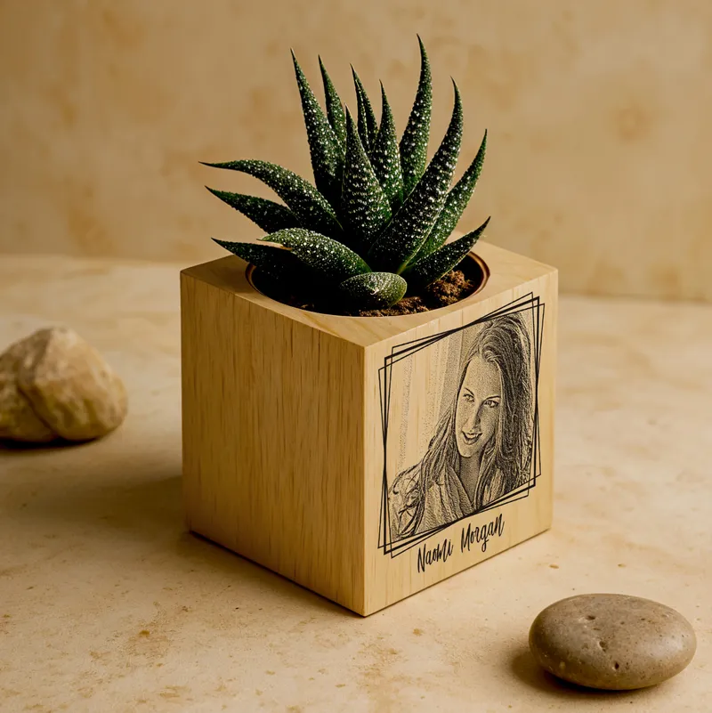Cute Gifts for Her Succulent Pot Photo Print