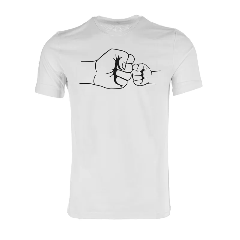 Dad and Baby Matching Brofist Shirt Set