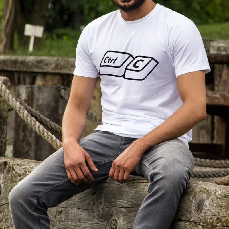 Dad and Baby Matching Ctrl C Ctrl V T-Shirt Set