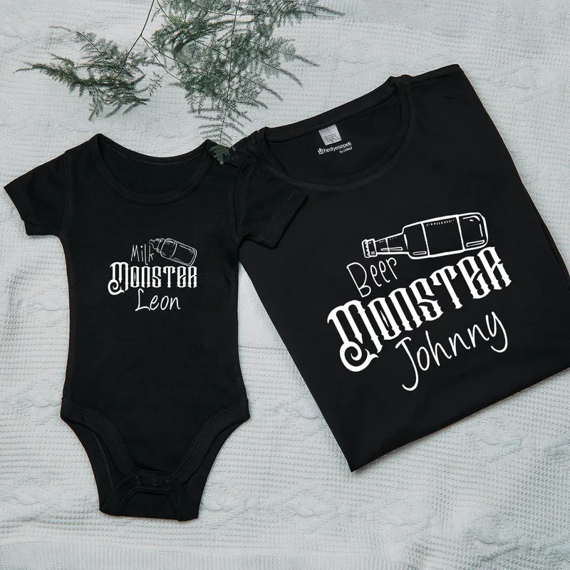 Dad and Baby Matching Tees Perfect for Father's Day