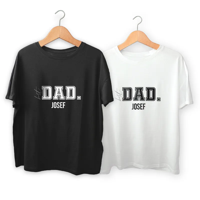 Personalised Father and Son Matching T-Shirts for Special Days