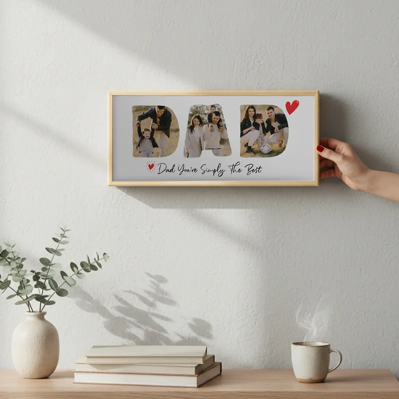 Personalised Photo Frame for Dad – Father's Day Gift