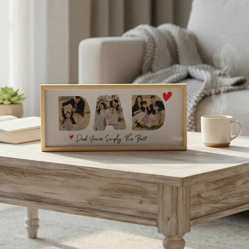 Personalised Photo Frame for Dad – Father's Day Gift