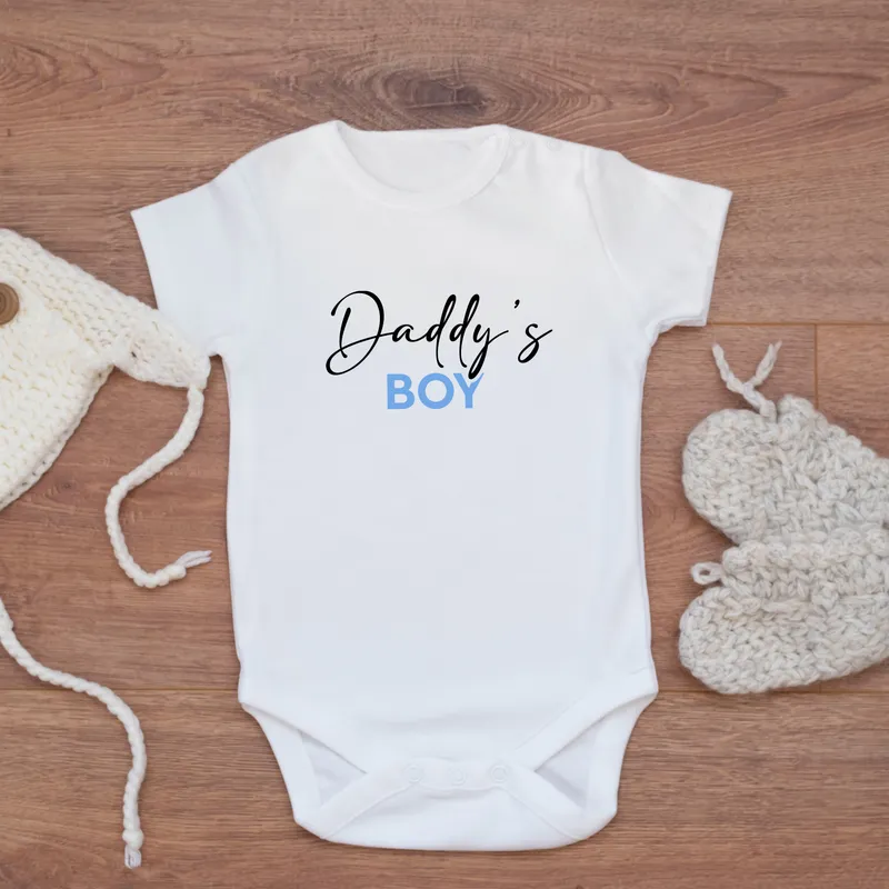 Daddy's Boy Onesie for Newborn Gift
