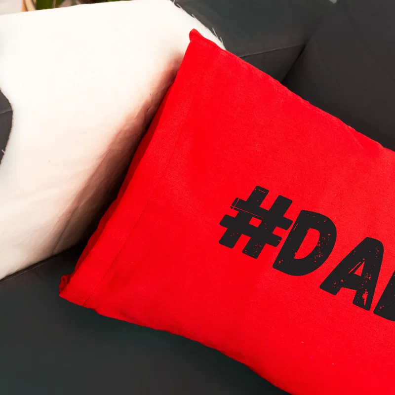 Dadlife Design Photo Printed Pillow