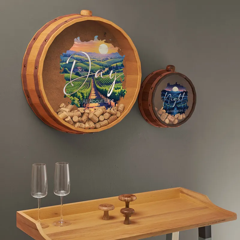 Day and Night Themed Wine Stopper Collection Box Set