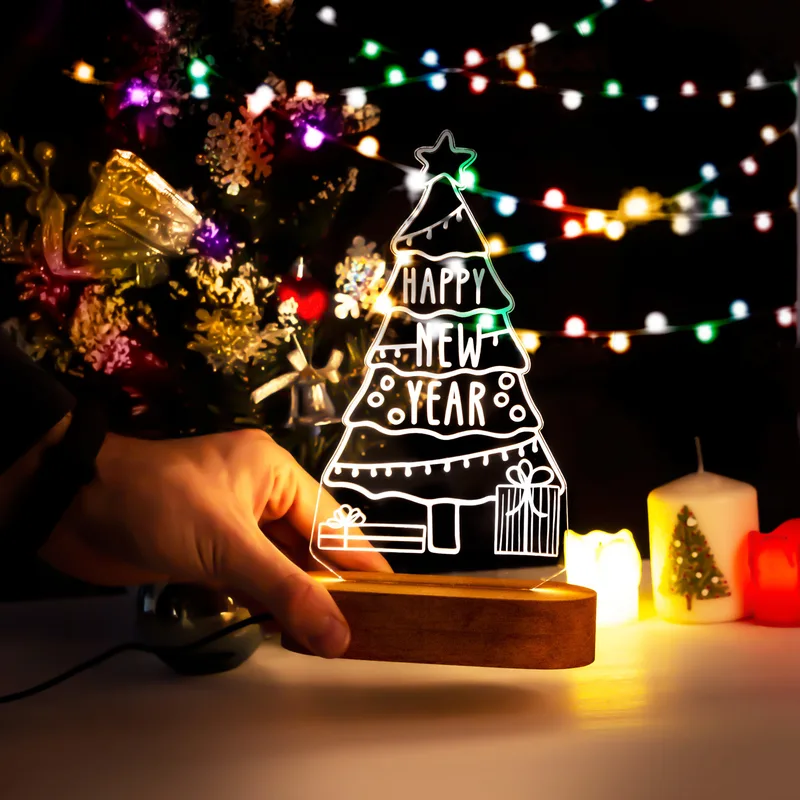 Decorative Happy New Year LED Lamp