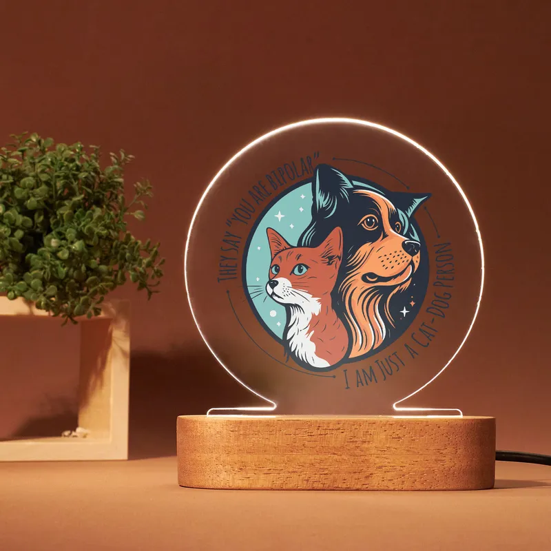 Decorative Led Lamp for Cat and Dog Lovers