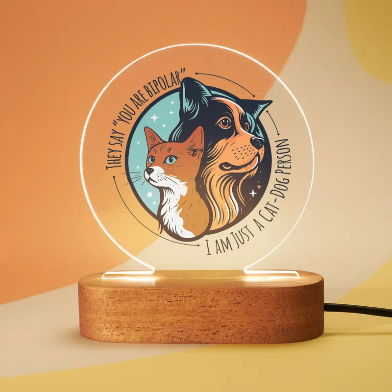 Decorative Led Lamp for Cat and Dog Lovers