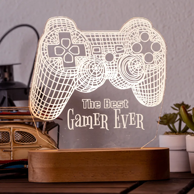 Decorative LED Lamp with Console Controller Design
