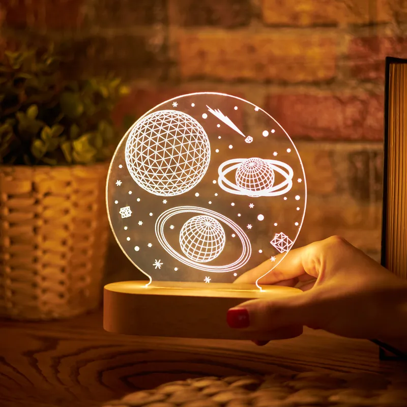 Decorative LED Lamp with Space Design