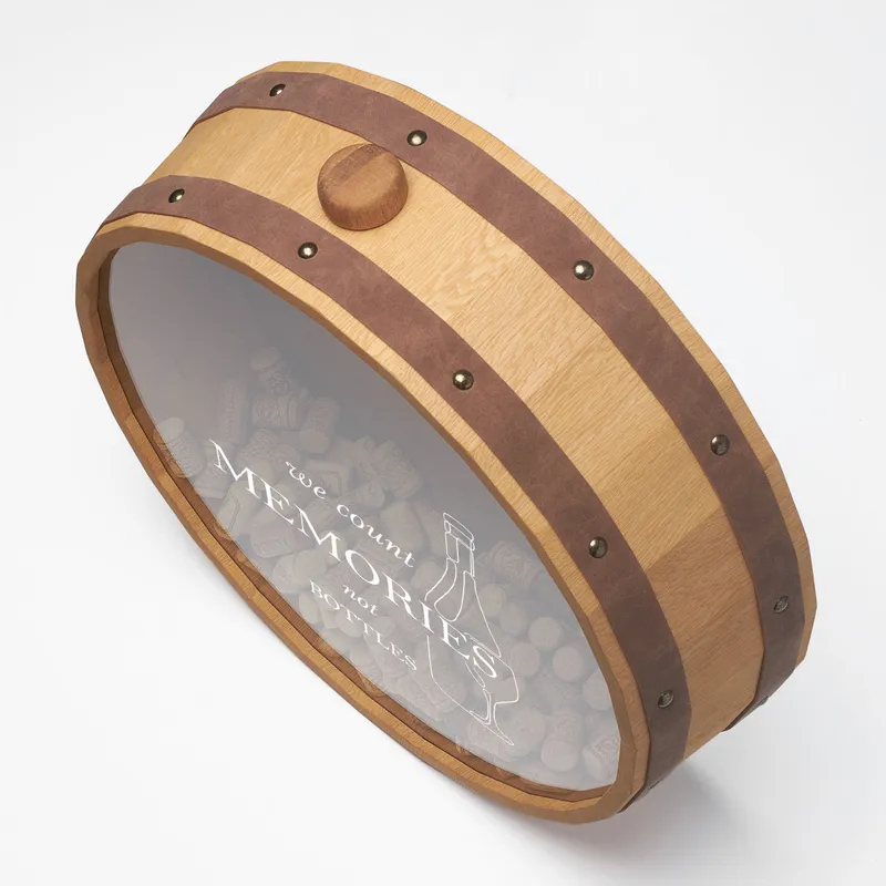 Decorative Wall-Mounted Wine Cork Storage Box