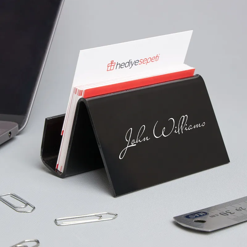 Personalised Signature Business Card Holder for Professionals