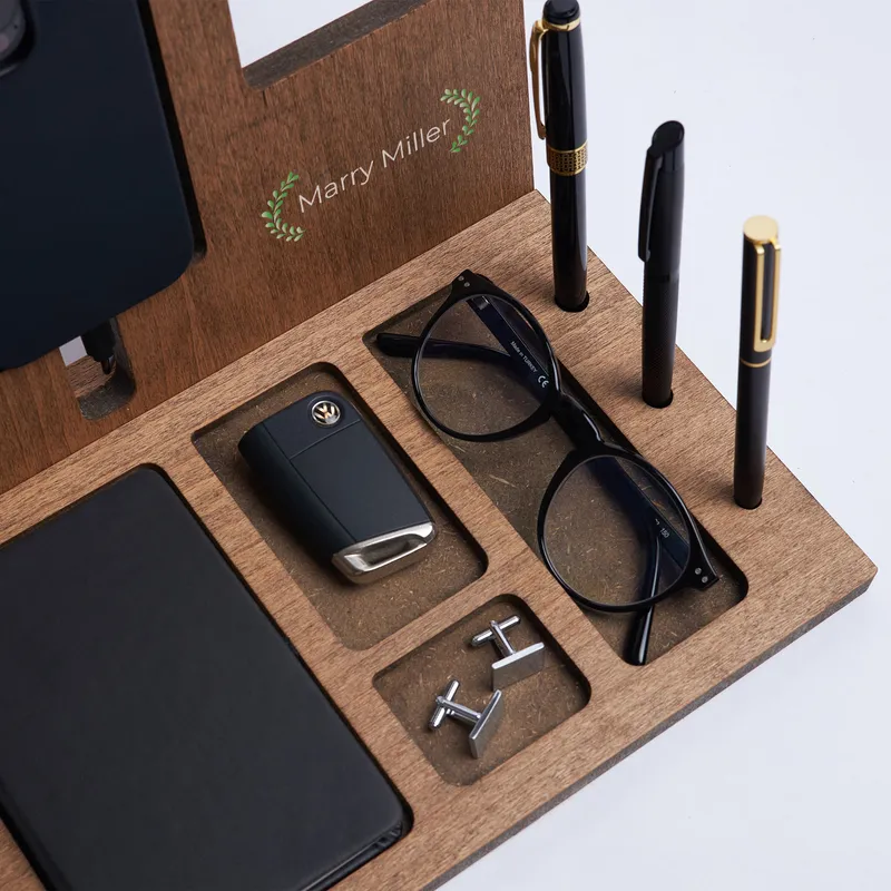 Desktop Organizer with Special Design and Name for Women