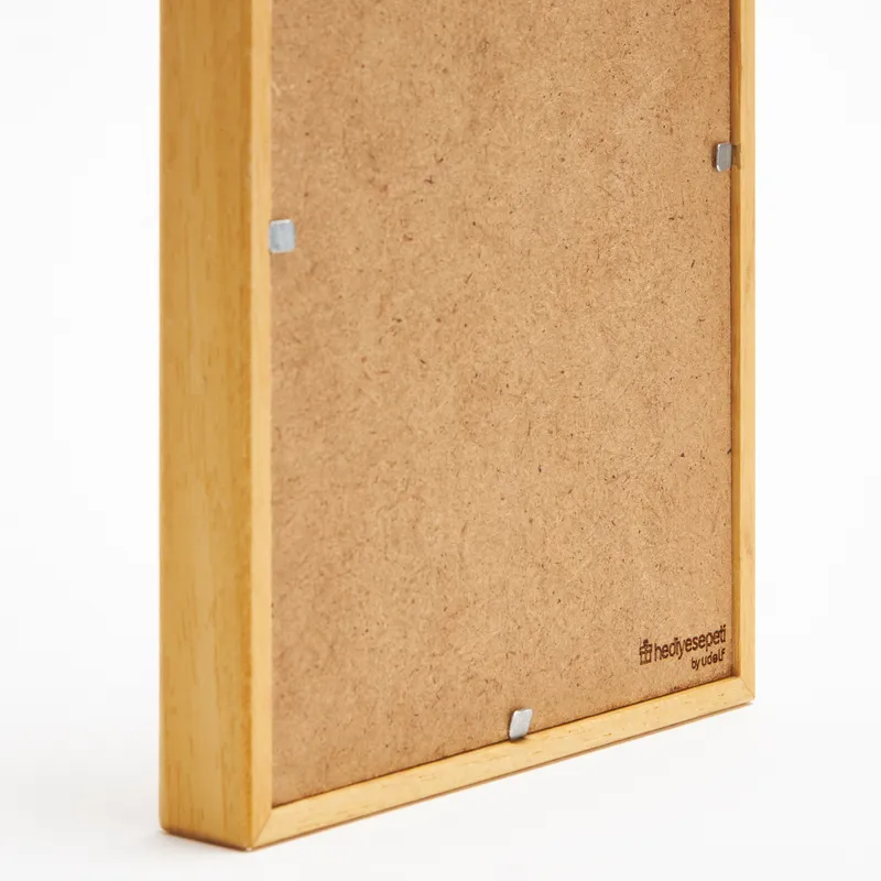 Personalised Wooden Photo Frame for Desk Display