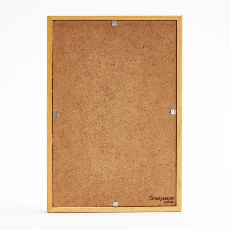 Personalised Wooden Photo Frame for Desk Display