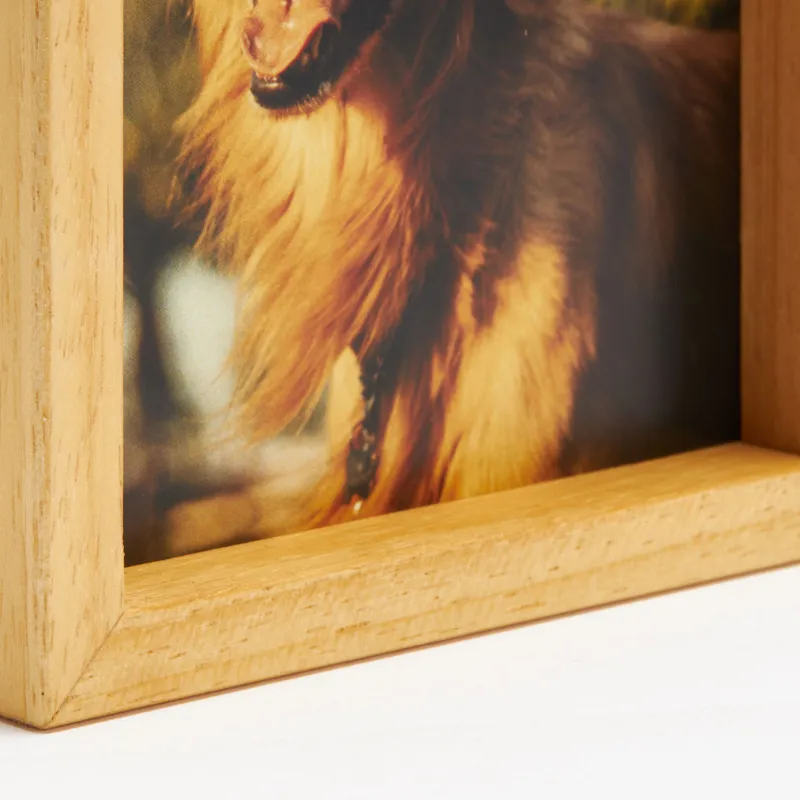Personalised Wooden Photo Frame for Desk Display