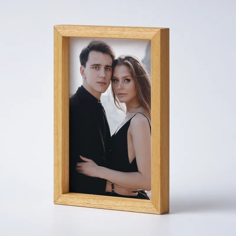 Personalised Wooden Photo Frame for Desk Display