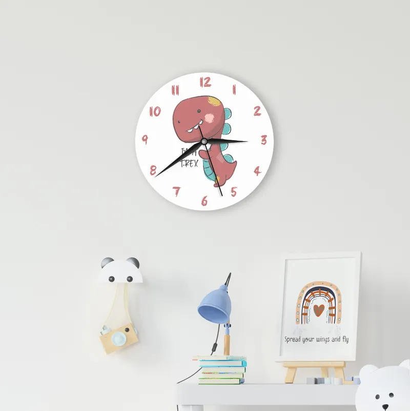 Dinosaur Designed Wall Clock