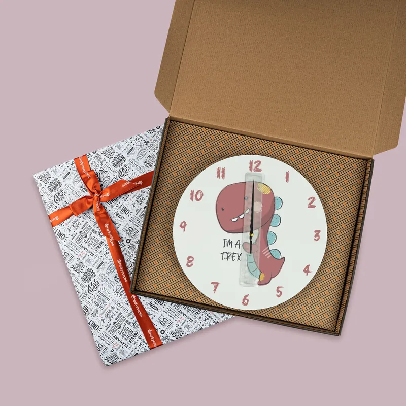 Dinosaur Designed Wall Clock
