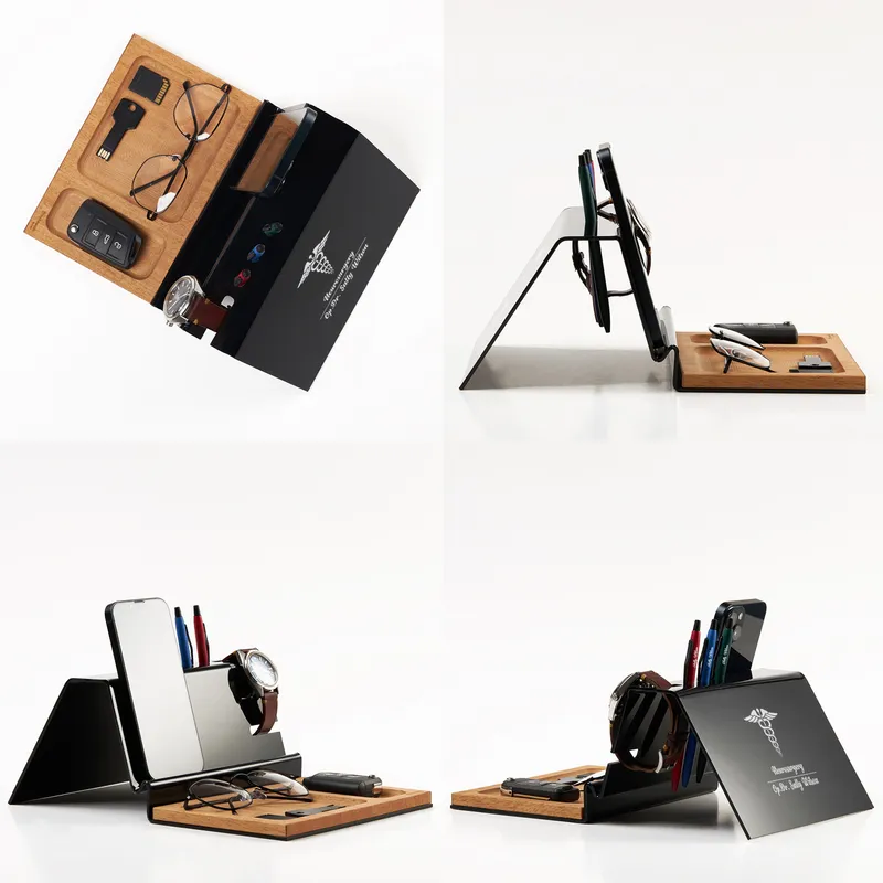 Personalised Doctor Desk Organiser with Pen Holder