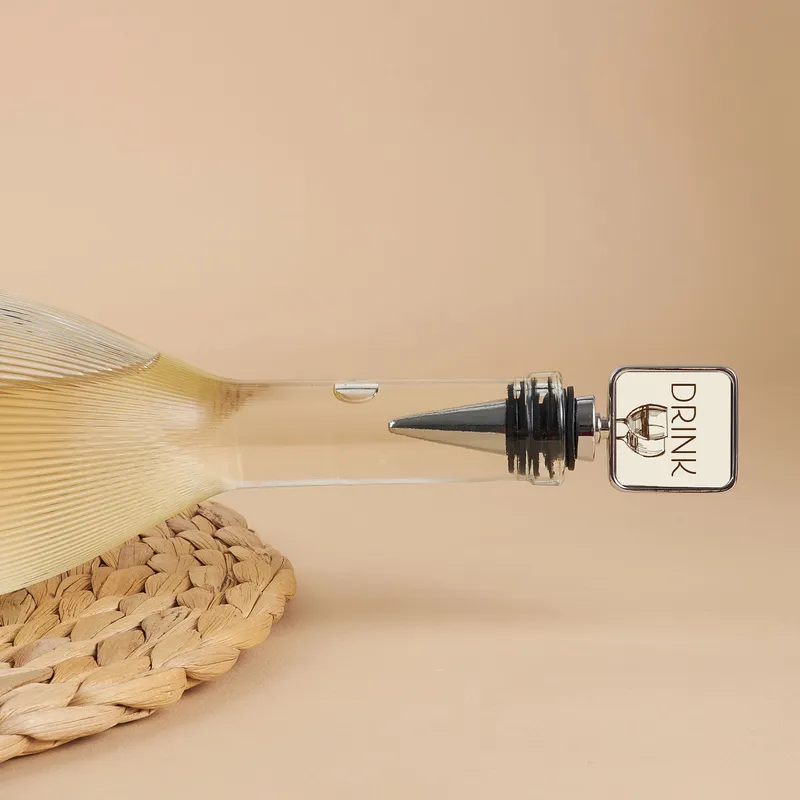 Eat, Drink, Love Wine Bottle Stopper Set