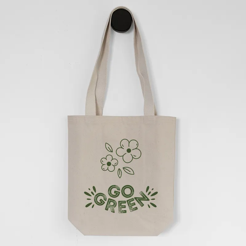 Eco-Friendly Go Green Tote Bag