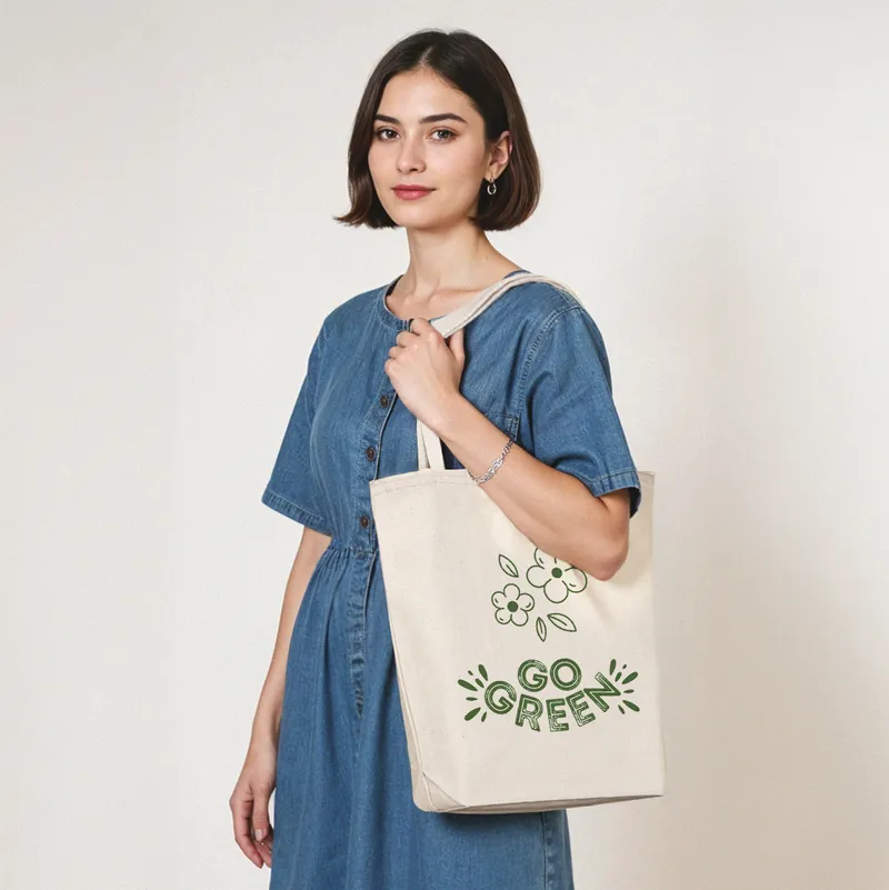 Eco-Friendly Go Green Tote Bag