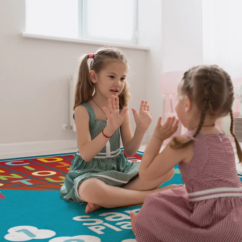 Educational Baby Play Mat for Learning Alphabet and Counting - Personalized Baby Play Blanket