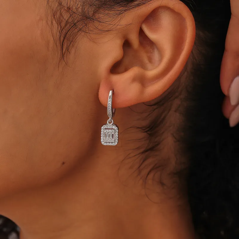 Elegant Baguette Cut Jewelry Set for Anniversary Gift