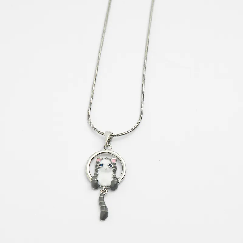 Elegant Cat Themed Necklace for Women