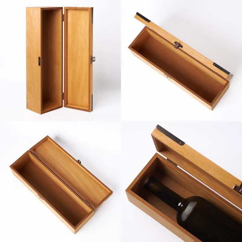 Elegant New Year's Wine Box for Stylish Home Decor