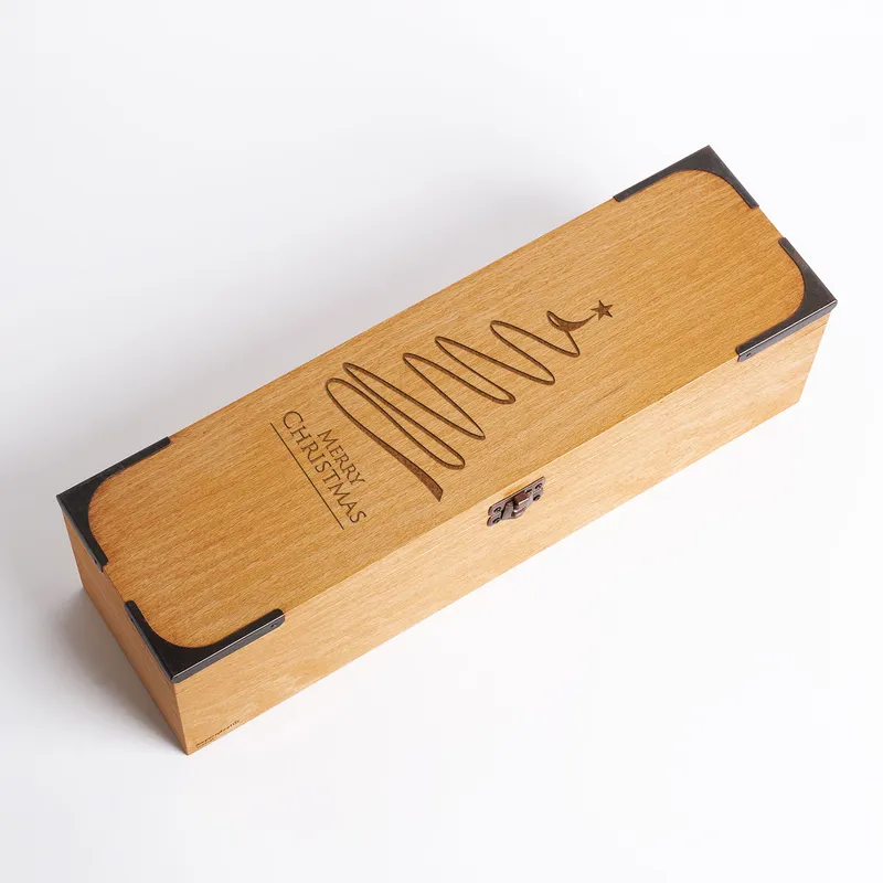 Elegant New Year's Wine Box for Stylish Home Decor