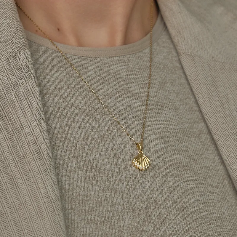 Elegant Oyster Shell Necklace