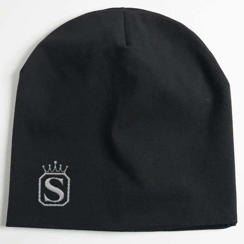 Embroidered Beanie with Initial Design