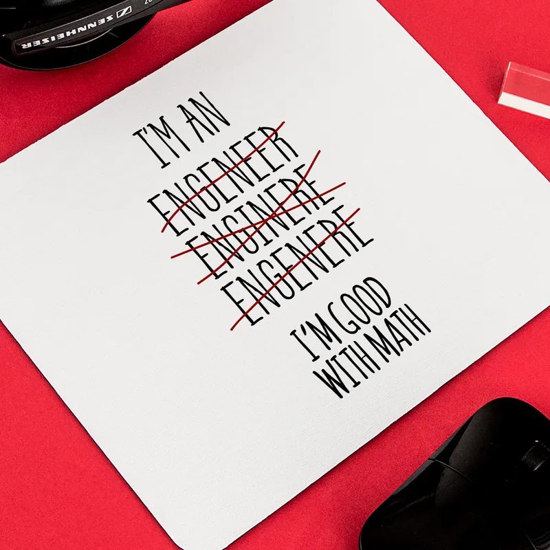 Engineer Valentine Gift Mousepad