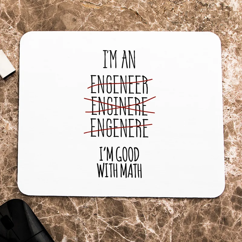 Engineer Valentine Gift Mousepad