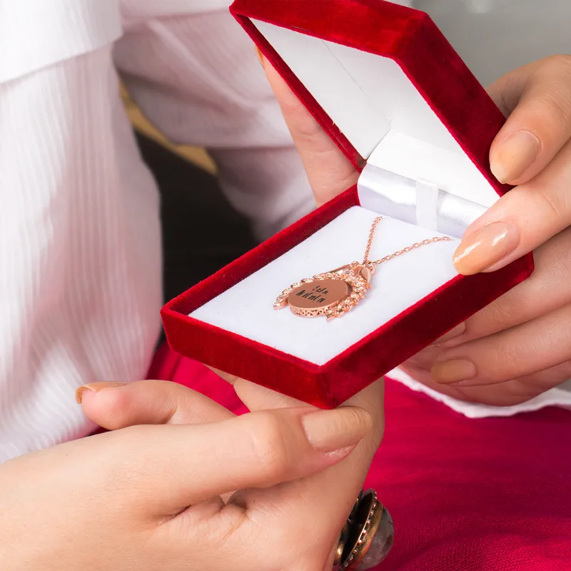 Engraved Name Magical Silver Necklace for Loved One