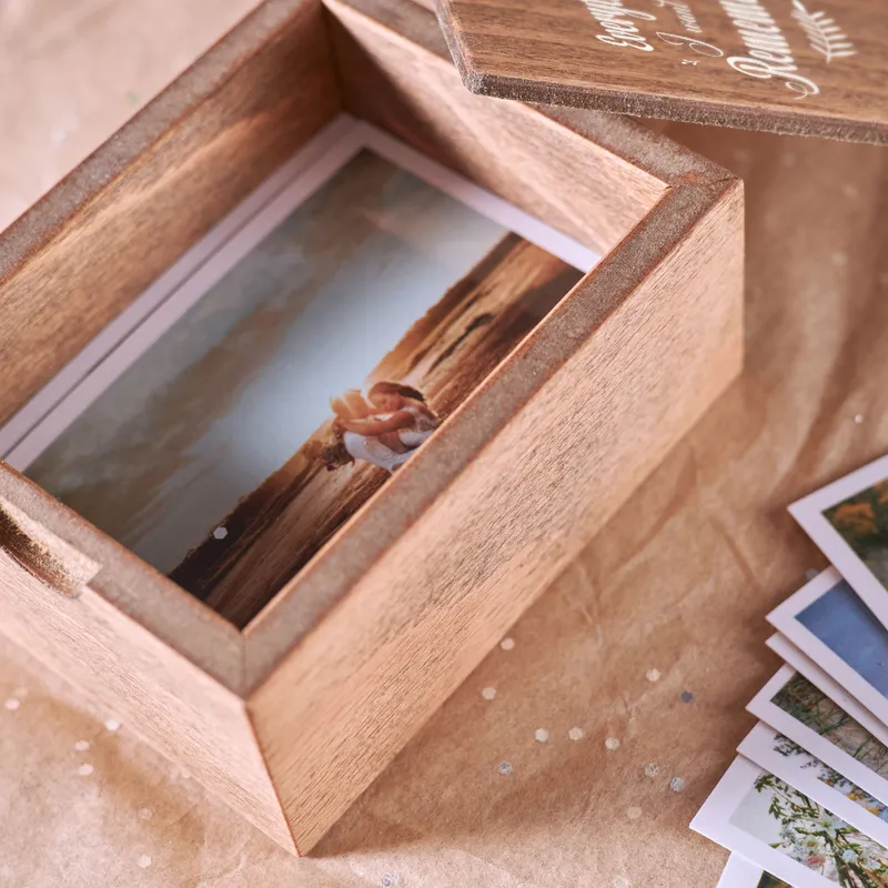 Everything I Want to Remember 70 Photos Printed Wooden Photo Box