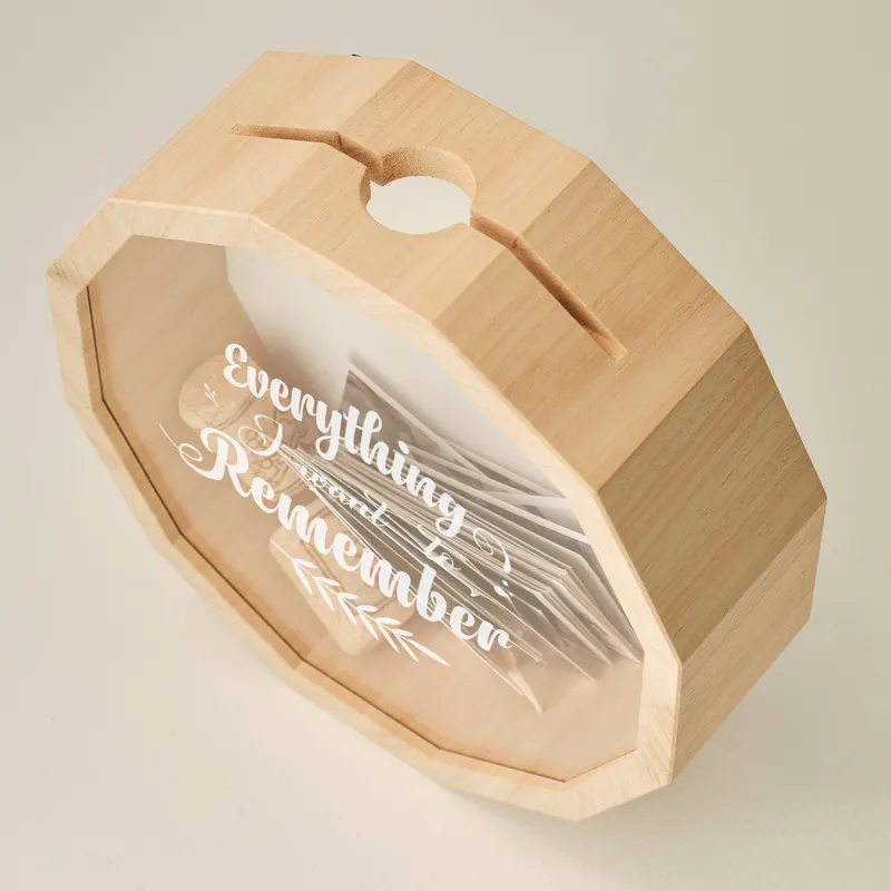 Everything I Want to Remember Wooden Keepsake Collection Box