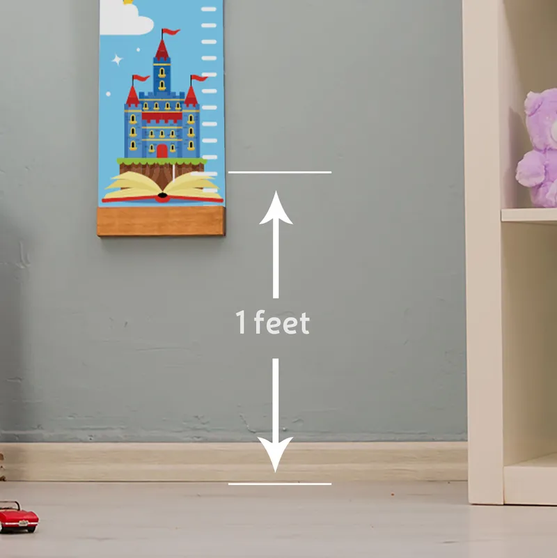 Children's Fairytale Growth Chart for Magical Home Decor