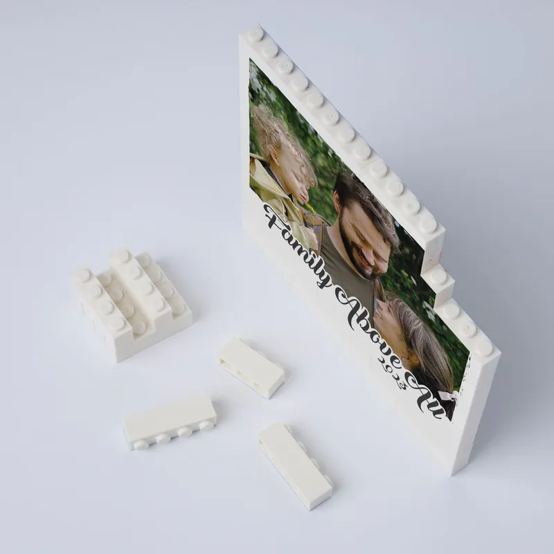 Personalised Family Photo Puzzle with Custom Date