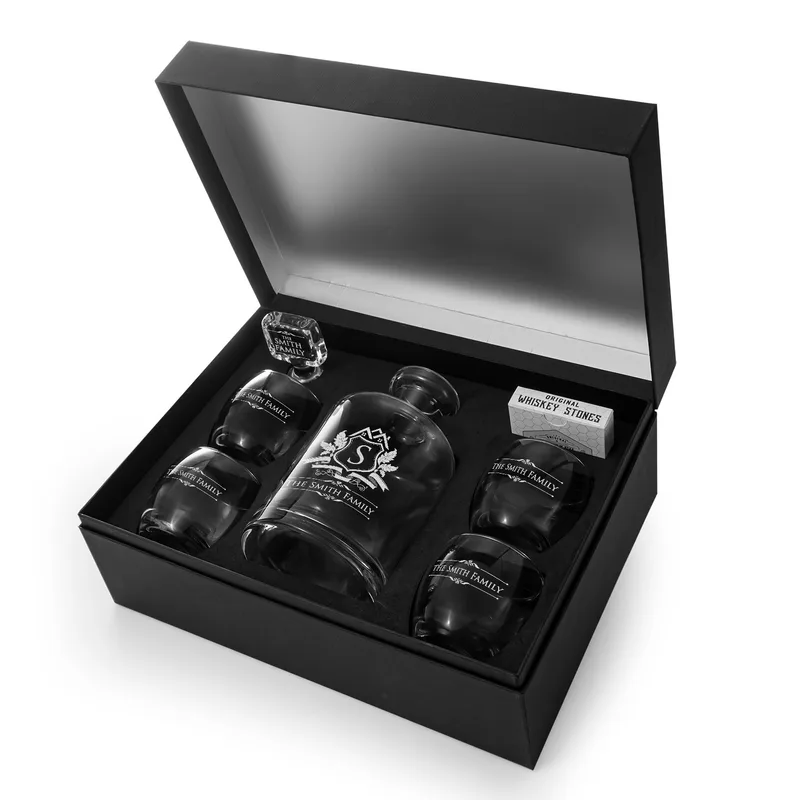 Family Gifts Personalized Louisville Whiskey Gifts in Premium Box