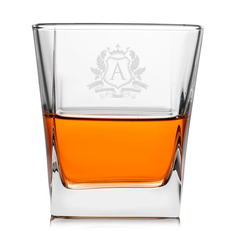 Family Gifts Special Personalized Orkney Whiskey Set with 4 pcs Whiske Glasses and Decanter