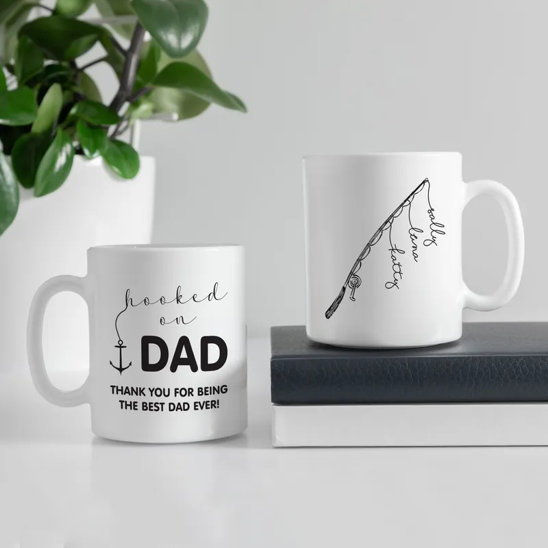 Family Name Personalized Dad Gift Mug