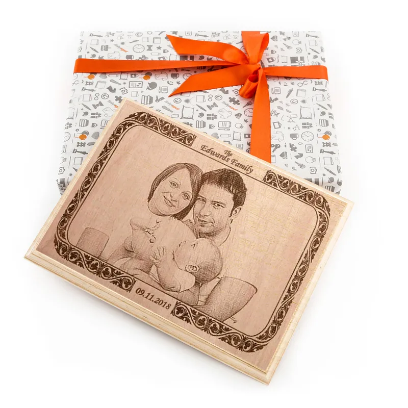 Family Photo Mini Wooden Picture Frame