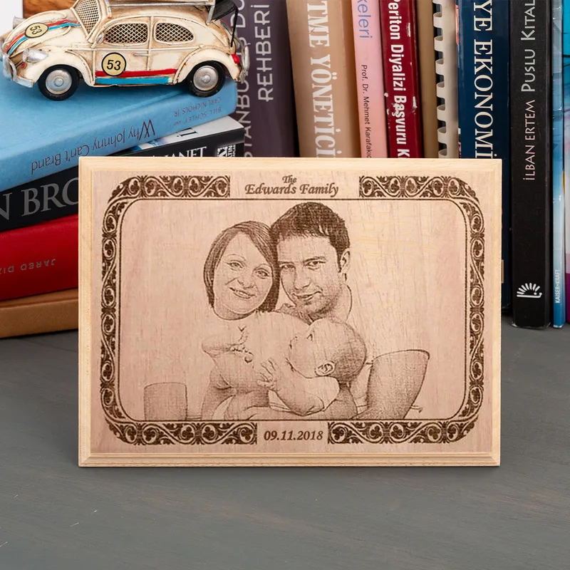 Family Photo Mini Wooden Picture Frame