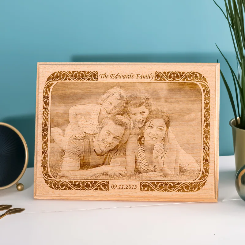 Family Photo Small Wooden Picture Frame
