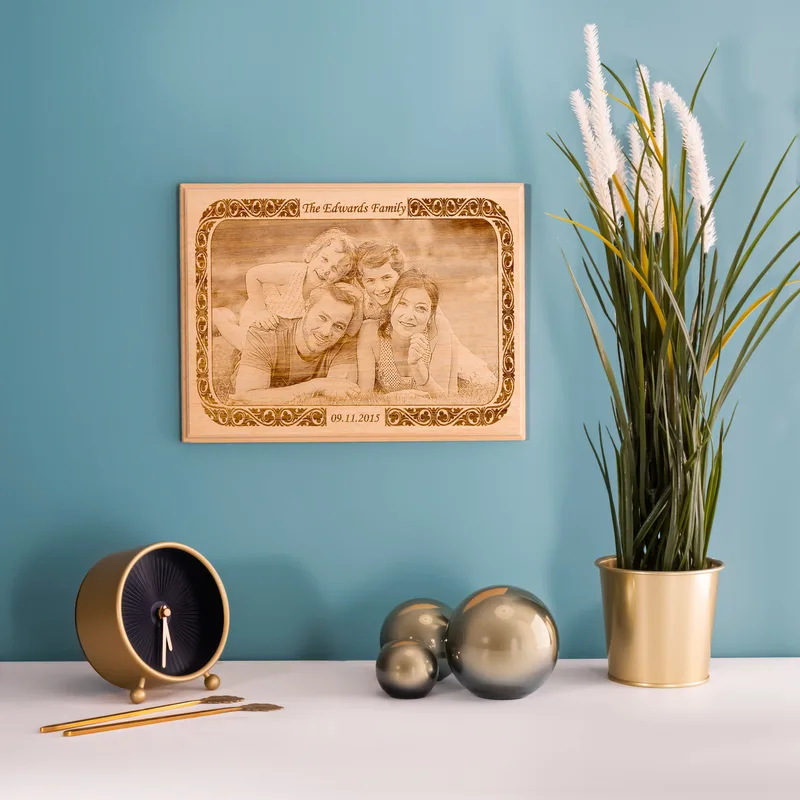 Family Photo Small Wooden Picture Frame