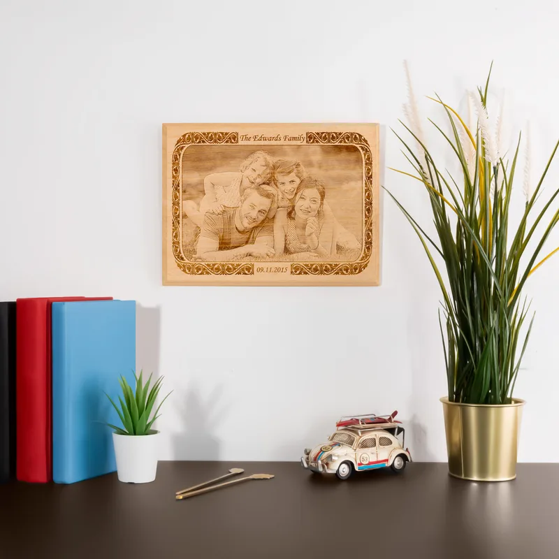 Family Photo Small Wooden Picture Frame
